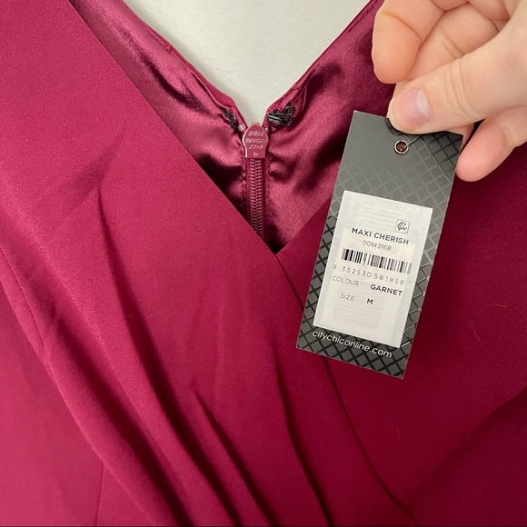 🌼 City Chic, Cherish Maxi, Garnet, Sleeveless Dress - NWT - Picture 16 of 16